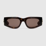 Rectangular frame sunglasses